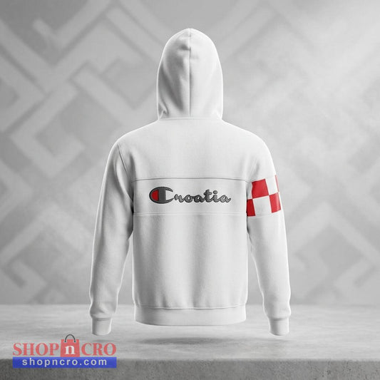 Hoodie / Jacket Croatia in White