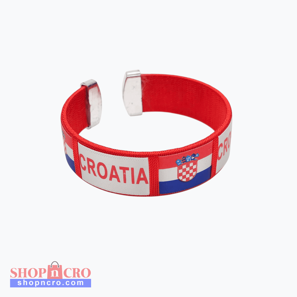 Croatia Red Wide Cuff Bracelet