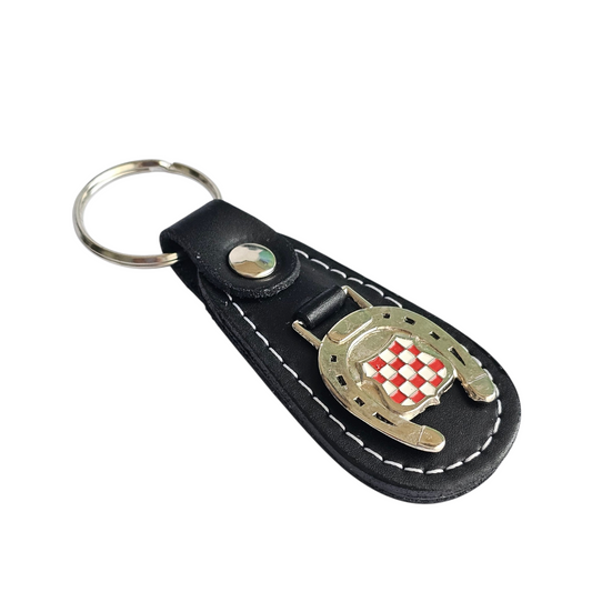 Keyring Horseshoe Prvo Bijelo Polje Leather