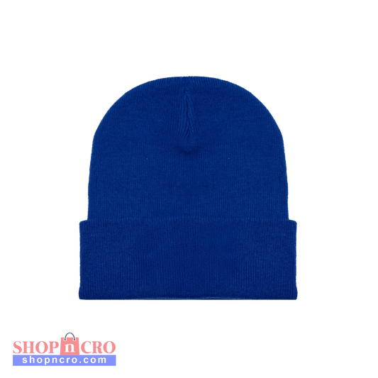 Beanie Dinamo Zagreb in Blue Blue beanie on a white background