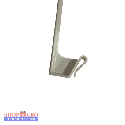 Car Window Flag Hajduk Split - set of 2 White plastic hook on a white background
