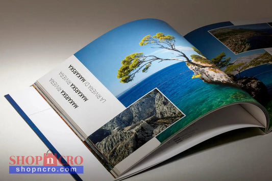 Dalmatia – Dalmatien – Dalmazia Open book displaying images of a tree and landscape