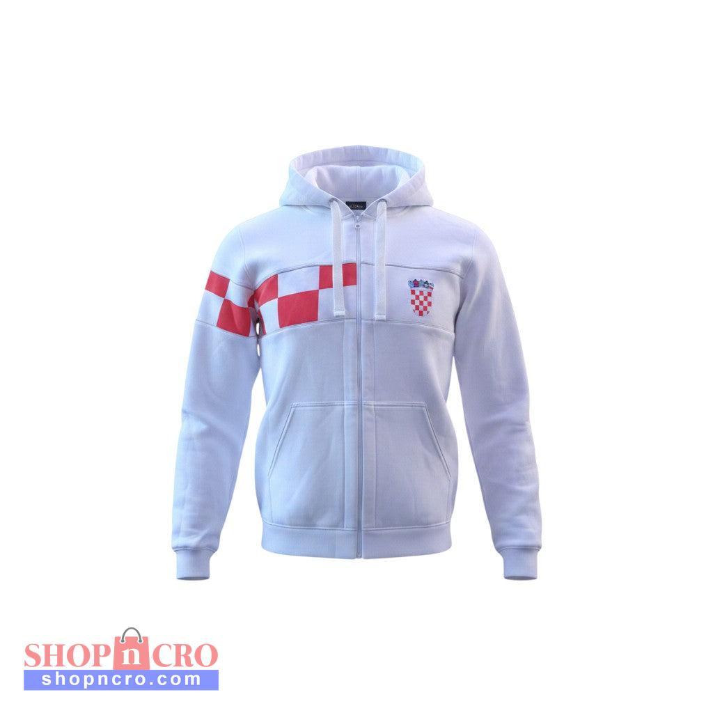 Hoodie / Jacket Croatia in White