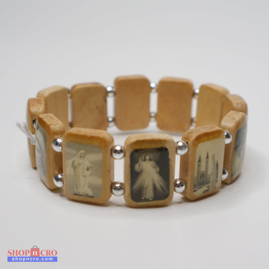 Bracelet Međugorje in Oak (Bead Spacer)