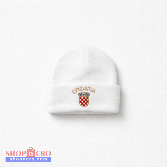 Beanie Croatia in White