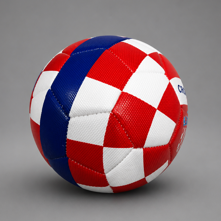 Soccer Ball Croatia in Checks (full size)