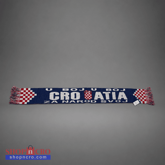 Knitted Scarf Croatia U Boj U Boj Za Narod Svoj