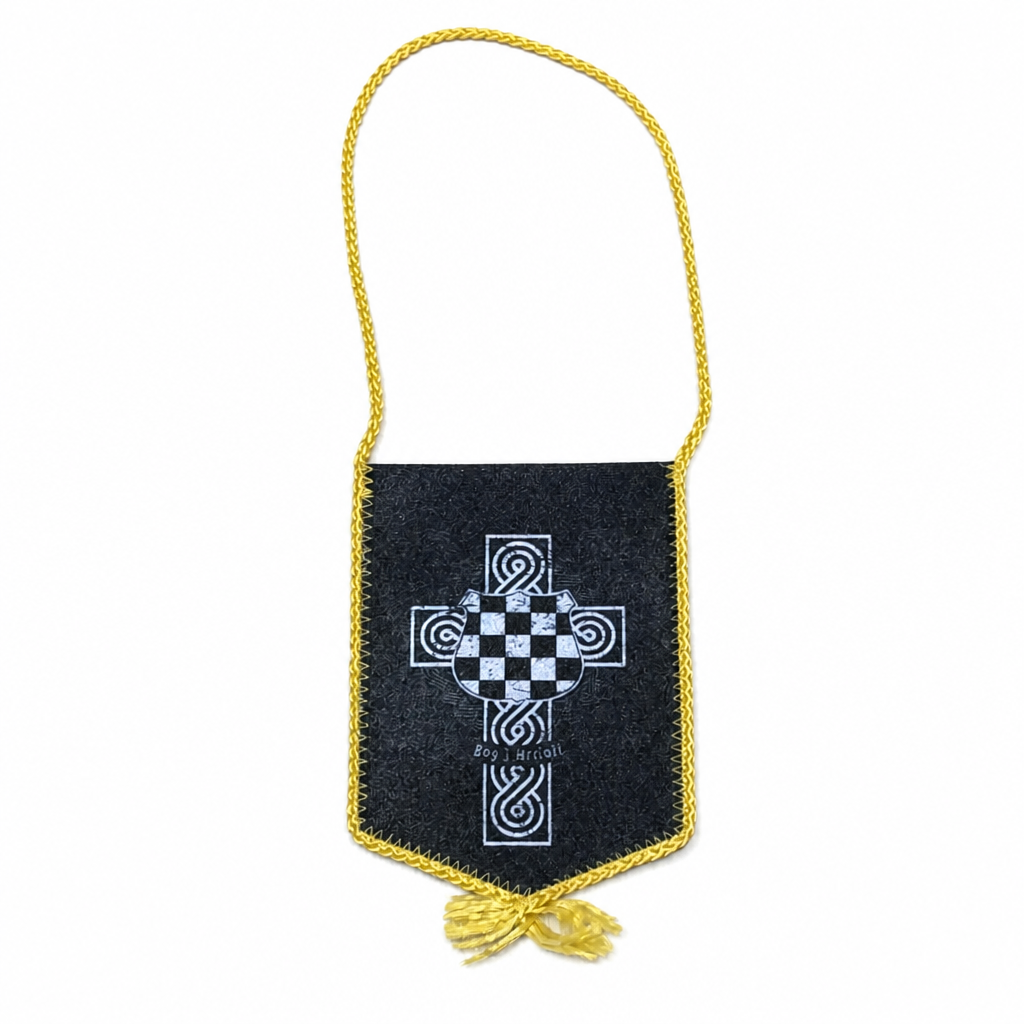 Bog i Hrvati Car Flag