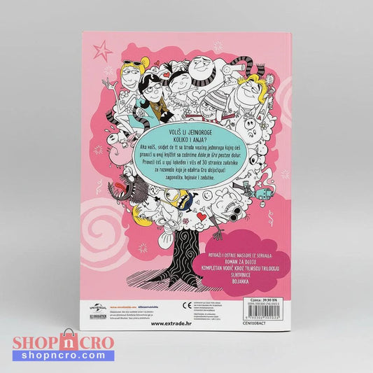 Kako Je GRU Postao Dobar: Kreativne Aktivnosti – Sastavi Jednoroga Colorful book cover with animated characters on a pink background