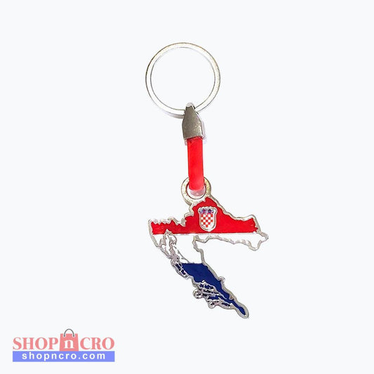 Keyring Croatia Map