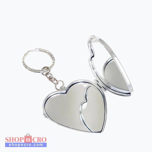 Keyring Heart Flag Mirror
