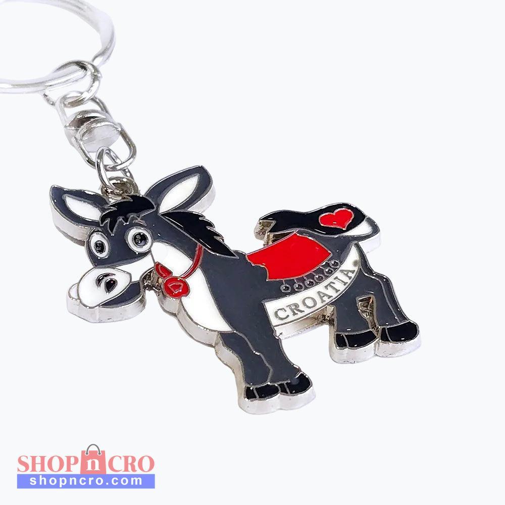 Keyring Magarac Croatia Donkey