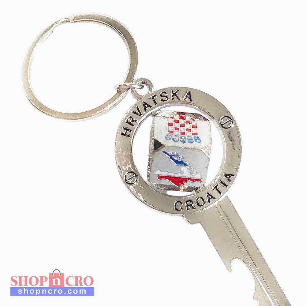 Keyring Spinning Cube Key