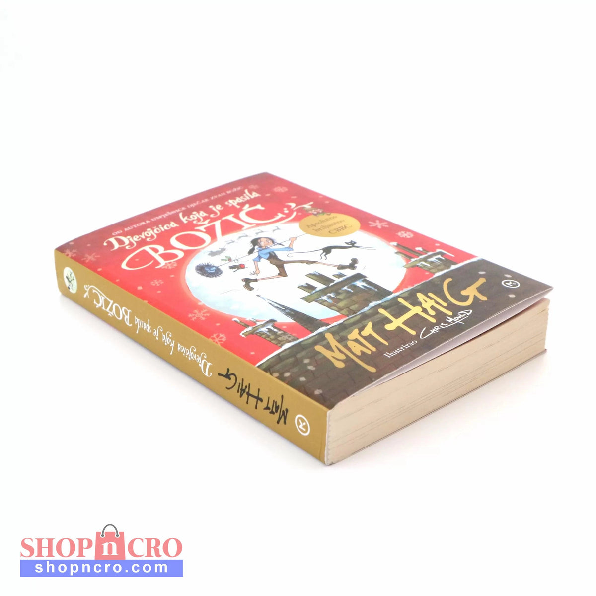 Matt Haig – Djevojčica Koja je Spasila Božić (The Girl Who Saved Christmas) Book titled 'Boz' by Matt Haig on a white background