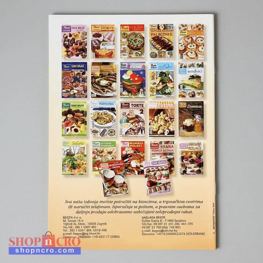 Naši Najljepši – Riblji Specijaliteti Vintage-style advertisement poster with images of food products on a yellow background