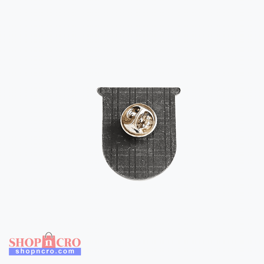 Pin Prvo Bijelo Polje U - Matte Silver