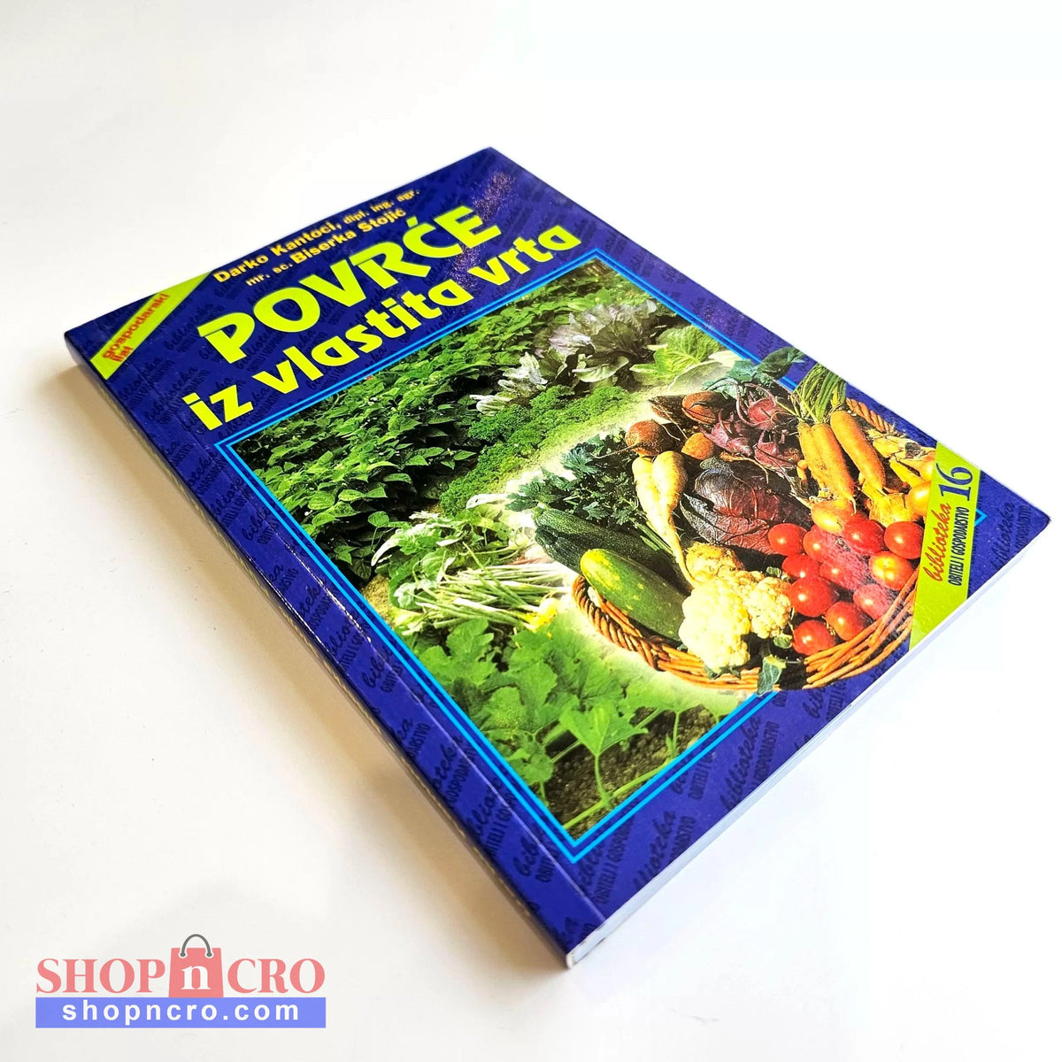 Povrće Iz Vlastita Vrta Book titled 'Povré iz vlastita vrta' with images of vegetables on a white background