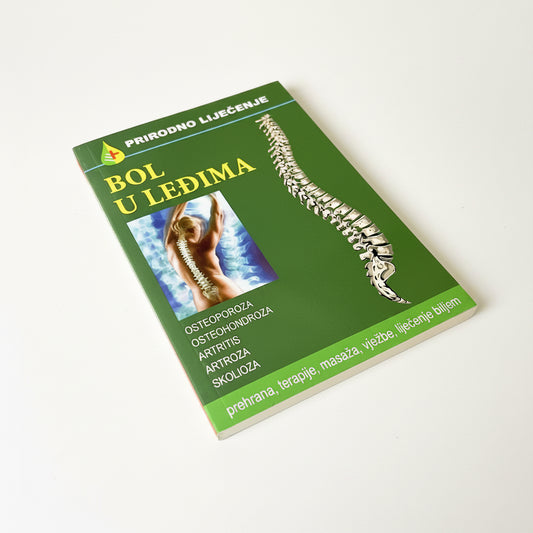 Prirodno Liječenje – Bol u Leđima (Natural Healing - Back Pain) Book titled 'Bol u Lečima' on a white background