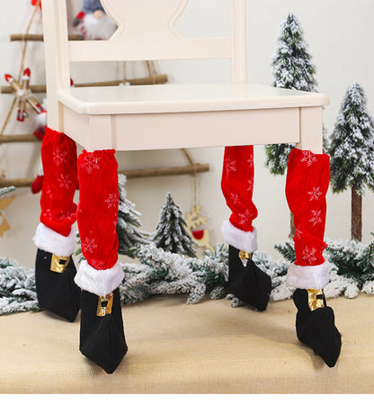 Christmas Table or Chair Leg Covers – Santa Boot