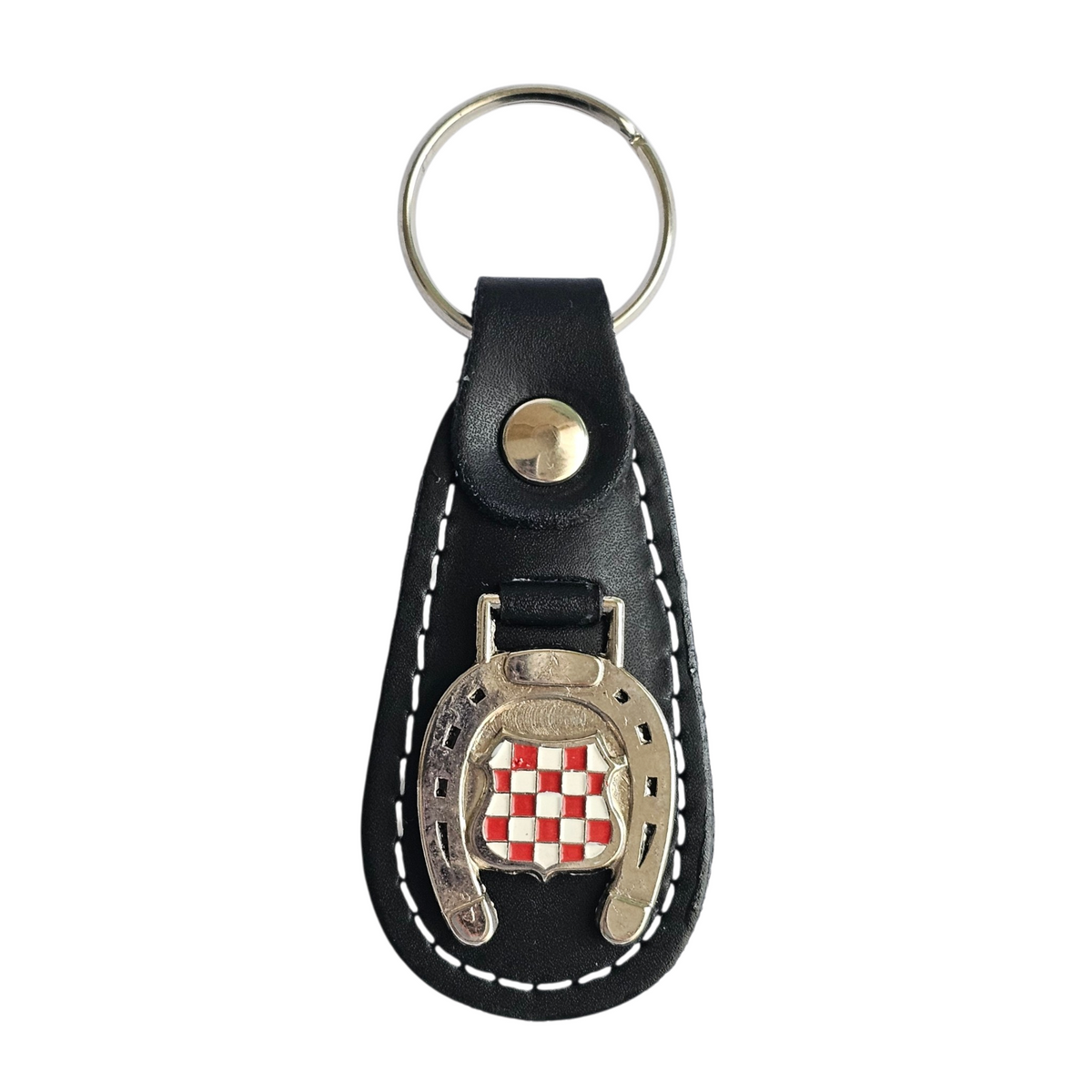 Keyring Horseshoe Prvo Bijelo Polje Leather