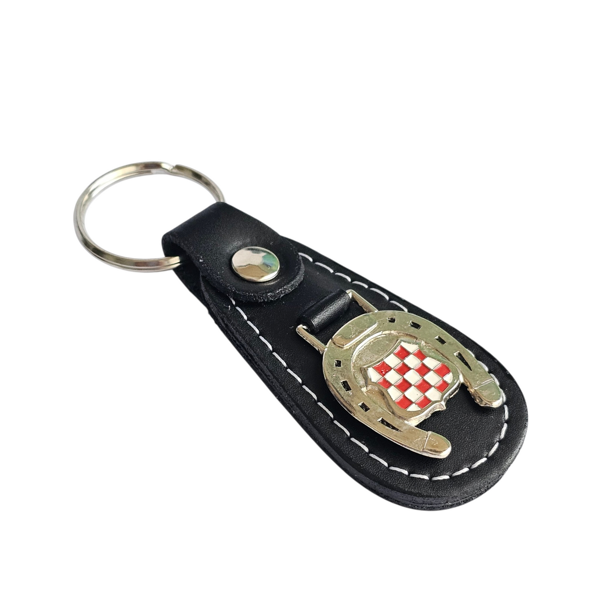 Keyring Horseshoe Prvo Bijelo Polje Leather