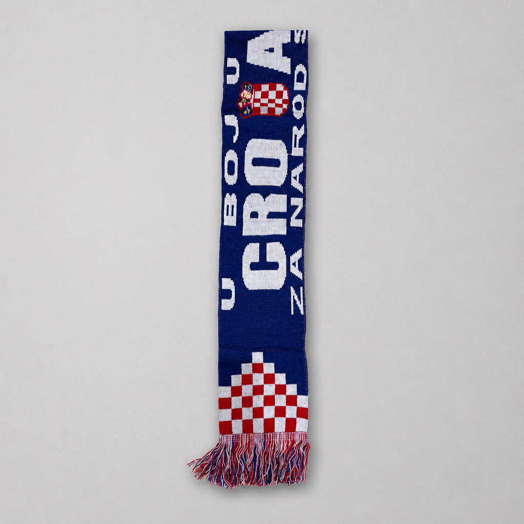 Knitted Scarf Croatia U Boj U Boj Za Narod Svoj