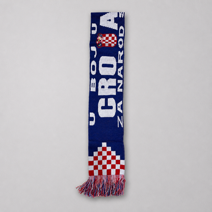 Knitted Scarf Croatia U Boj U Boj Za Narod Svoj