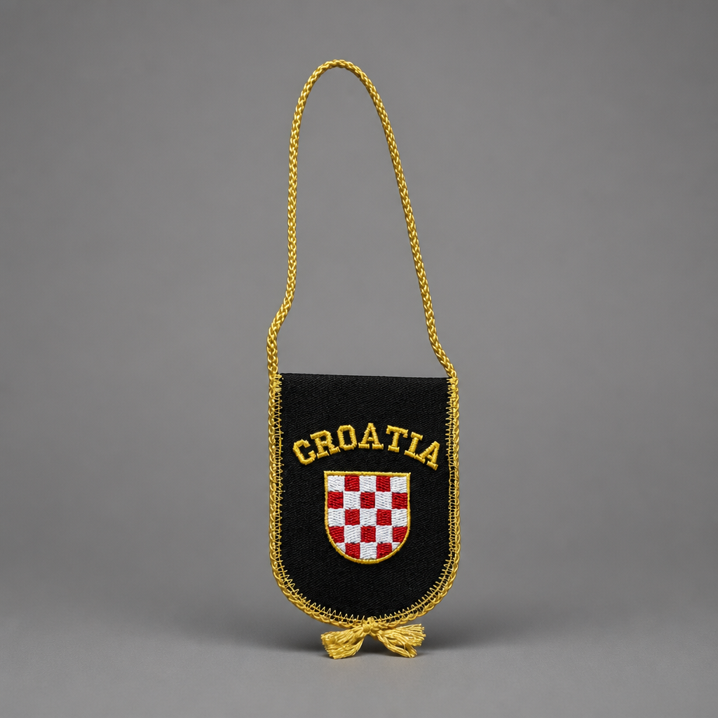 Prvo Bijelo Polje Car Flag in Black