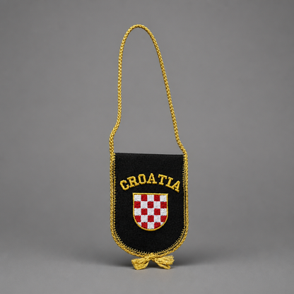 Prvo Bijelo Polje Car Flag in Black