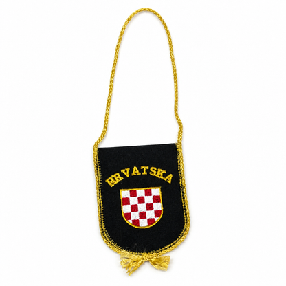 Prvo Bijelo Polje Car Flag in Black