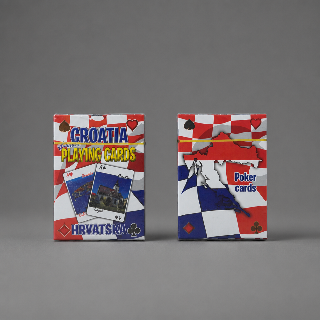 Croatia Cities Playing Cards - Poker Cards