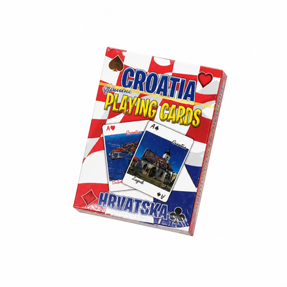 Croatia Cities Playing Cards - Poker Cards
