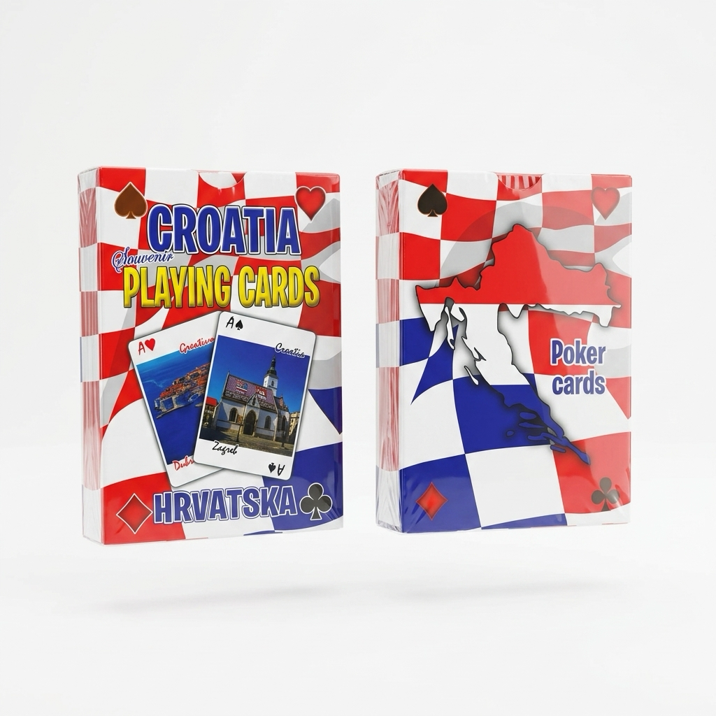 Croatia Cities Playing Cards - Poker Cards