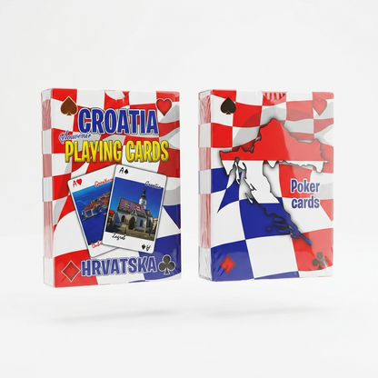Croatia Cities Playing Cards - Poker Cards