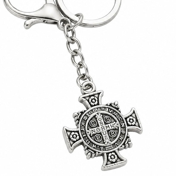 Keyring St. Benedict Cross Medal
