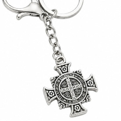 Keyring St. Benedict Cross Medal