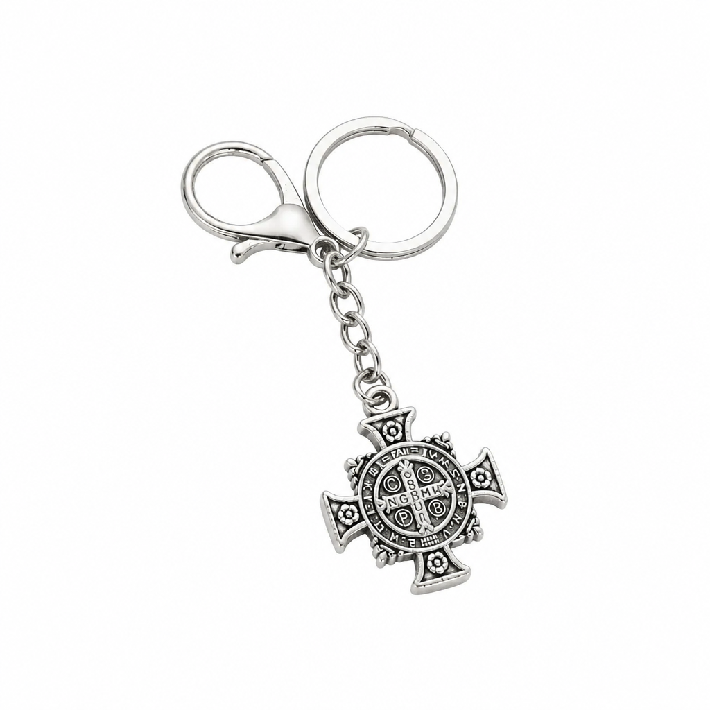 Keyring St. Benedict Cross Medal