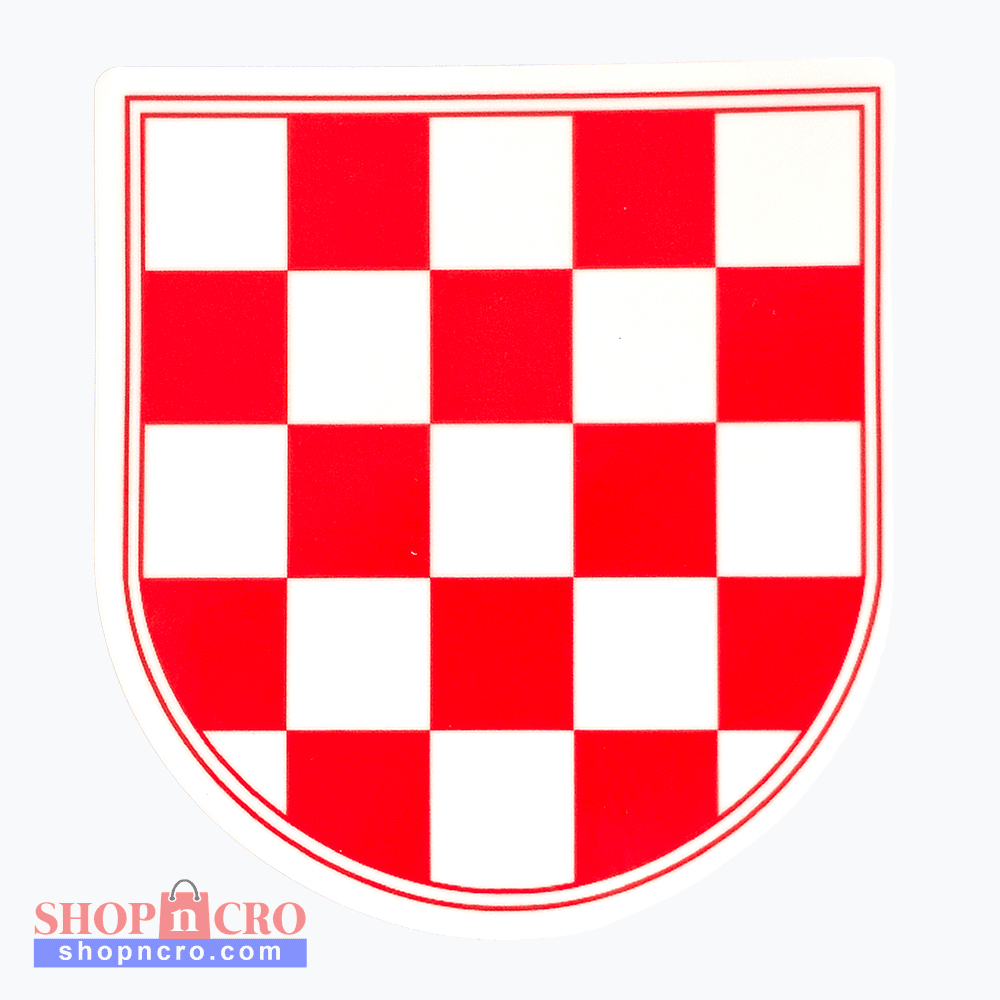 Prvo Bijelo Polje Large Sticker 8.4cm – Shop n Cro