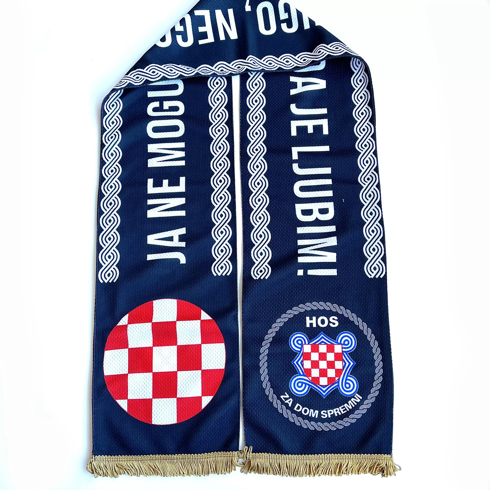 Silk Scarf HOS Za Dom - SnC Shop n Cro Scarf Croatia